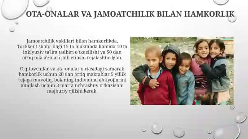 Imkoniyati cheklangan bolalarni umumtalim maktablarida óqitishda konseptual talablar 3