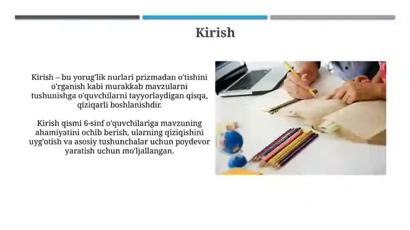 Shisha prizmadan yorugʻlikning oʻtishi 3