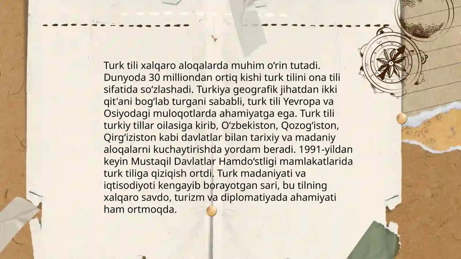 Zamonaviy dunyoda turk tilining o'rni 3