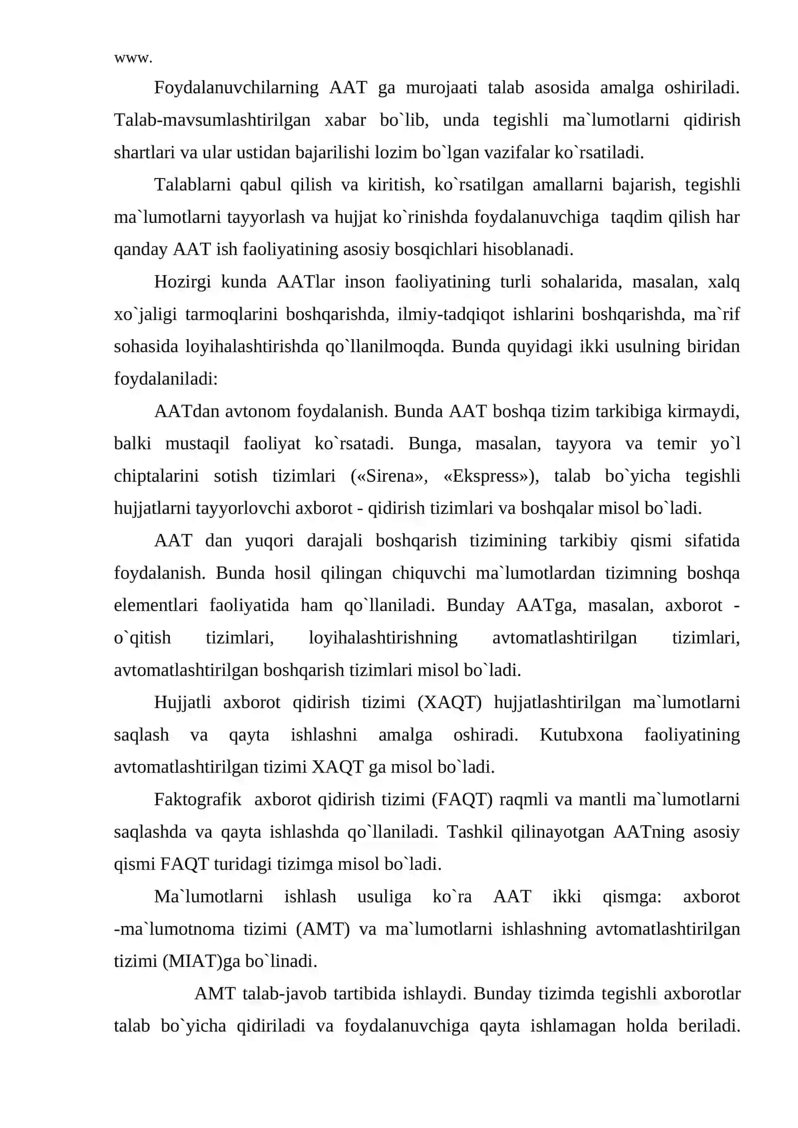 Ma`lumotlar bazasi va uni tashkil qilish tamoyillari 3
