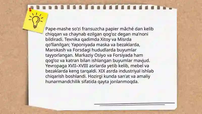 Pape-mashe 3