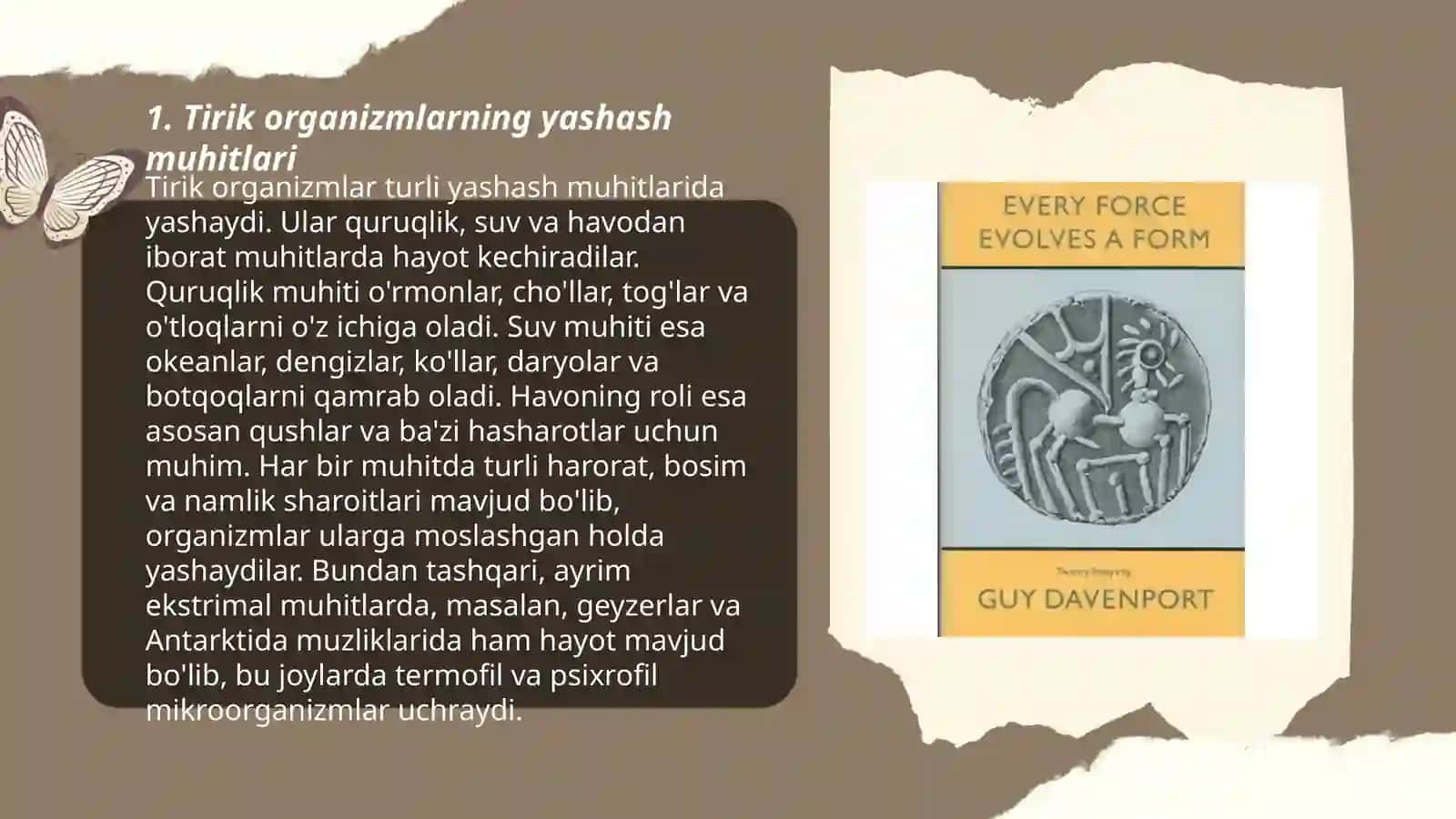 Tirik orgonizmlarning hayotiy shakllari 3