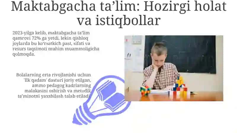 Bolalarning erta rivojlanishi uchun 'Ilk qadam' dasturi 3