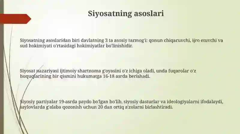 Siyosatning asoslari 3