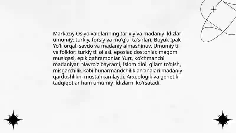 Markaziy osiyo respublikalari órtasida qardoshlarcha hamkorlik aloqalari 3