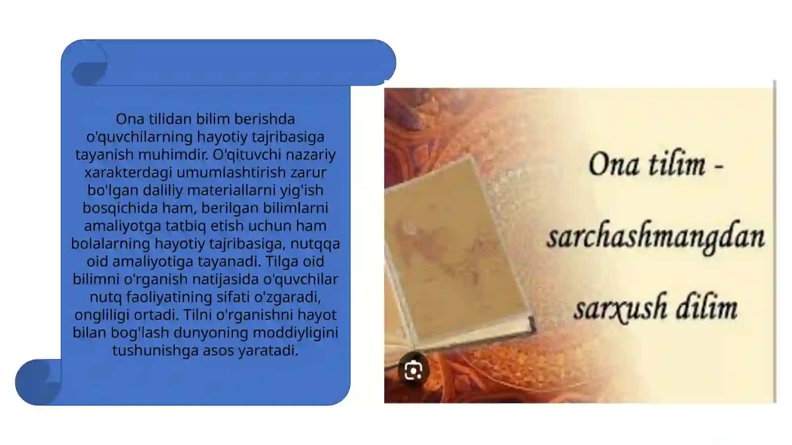 10-sinf ona tili darsligi haqida umumiy tushuncha. 3