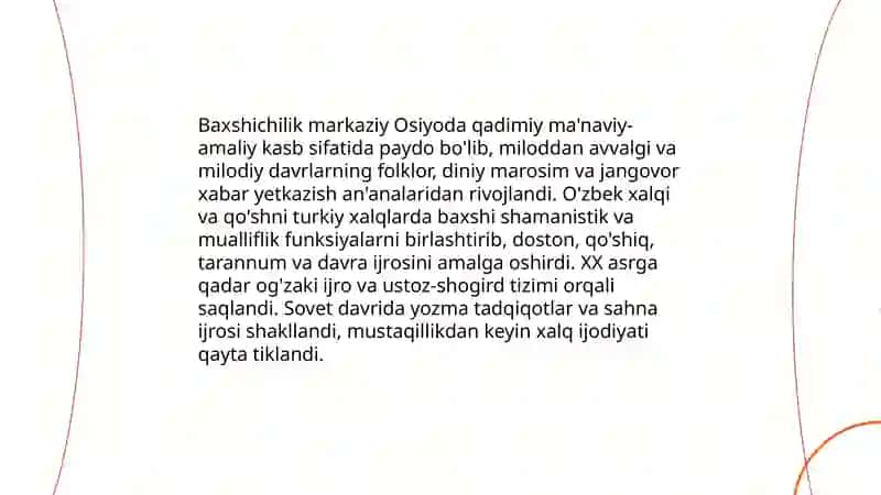 Baxshichilik 3