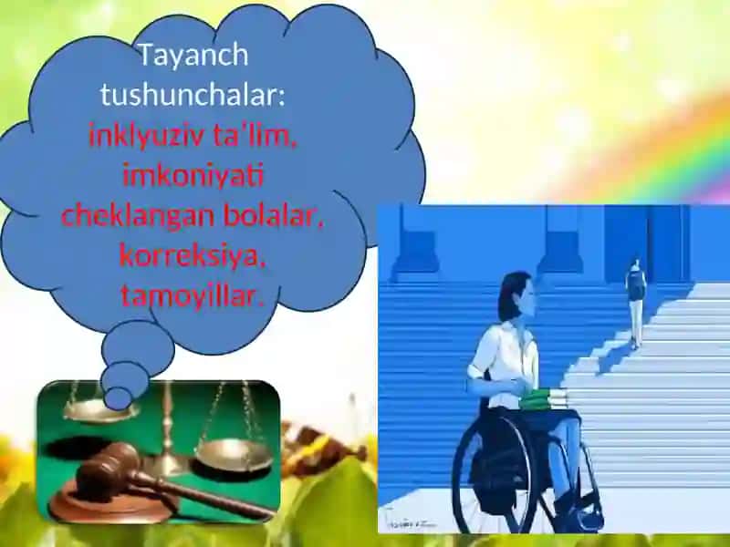 Alohida yordamga muhtoj shaxslarning inkulizif ta'limi konsepsiyasining mohiyati va asosiy qoidalari 3