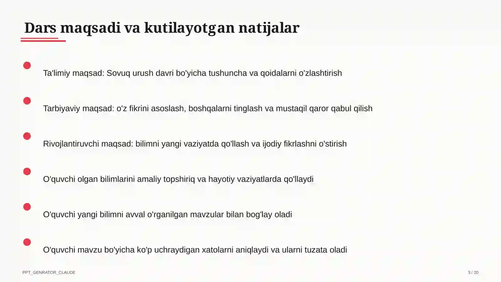 Sovuq urush davri (10-sinf) 3