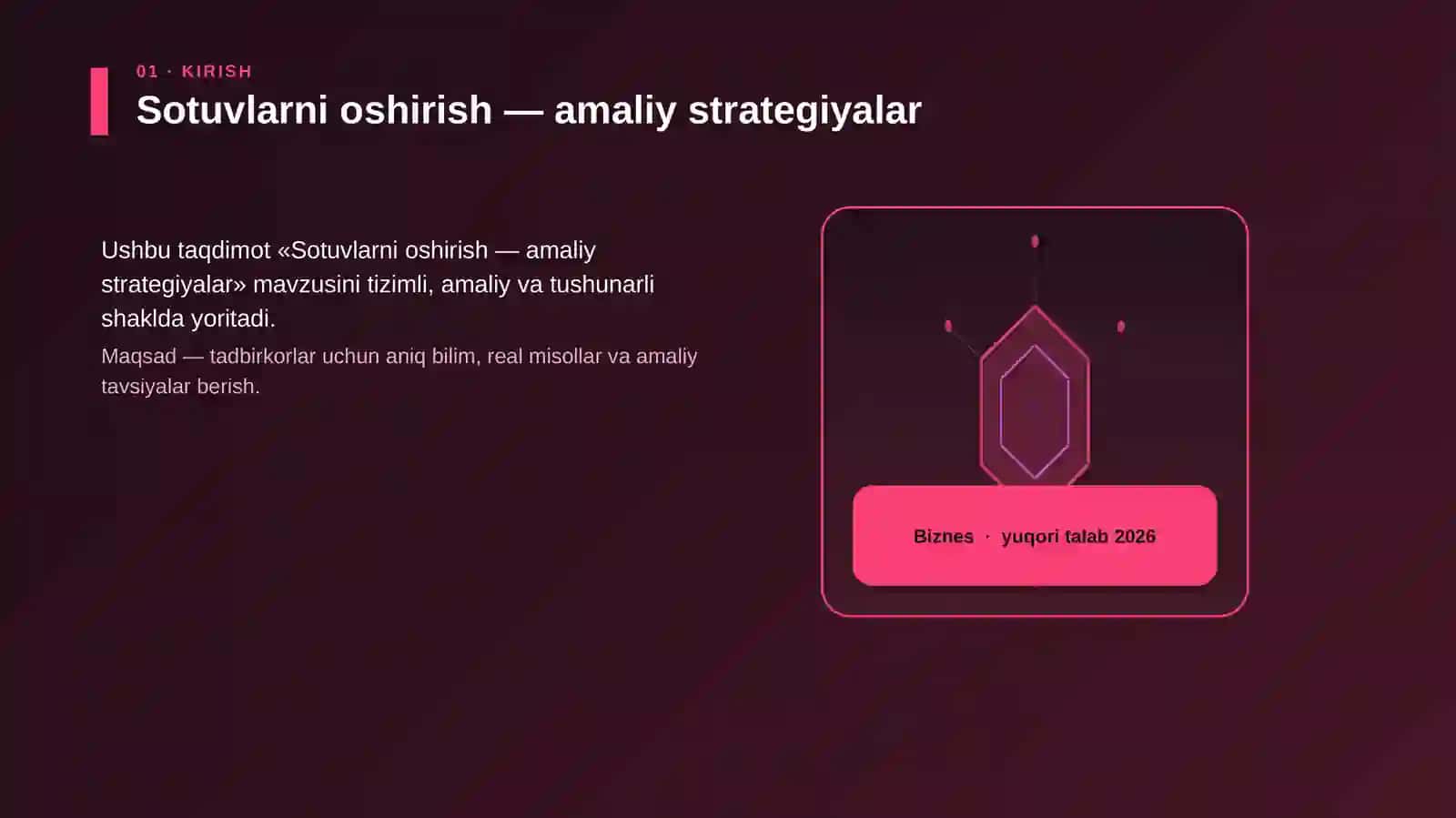 Sotuvlarni oshirish — amaliy strategiyalar 3