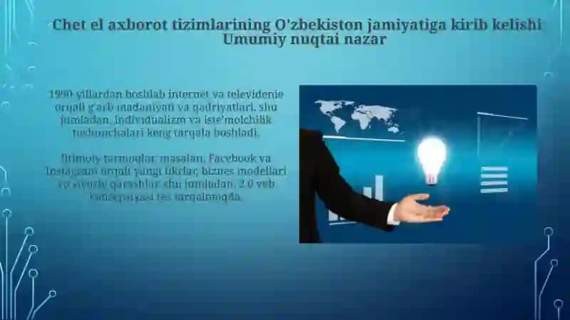 Oʻzbekiston jamiyatiga xorijiy axborot tizimlari orqali singdirilyotgan gʻoya va qarashlar 3
