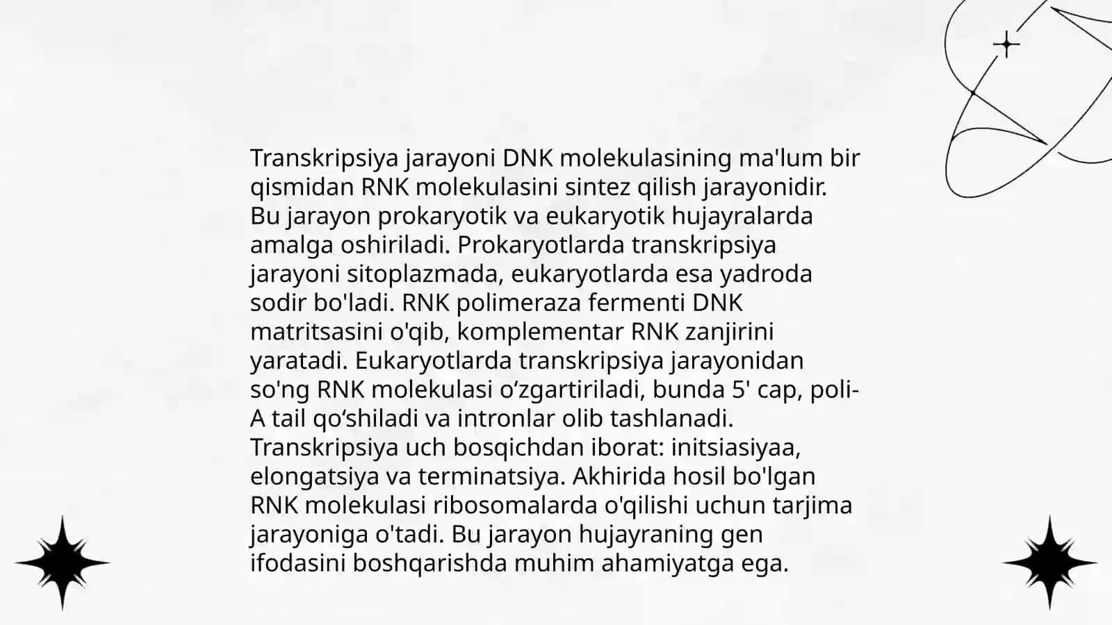 Transkripsiya va unga xos xususiyatlar 3