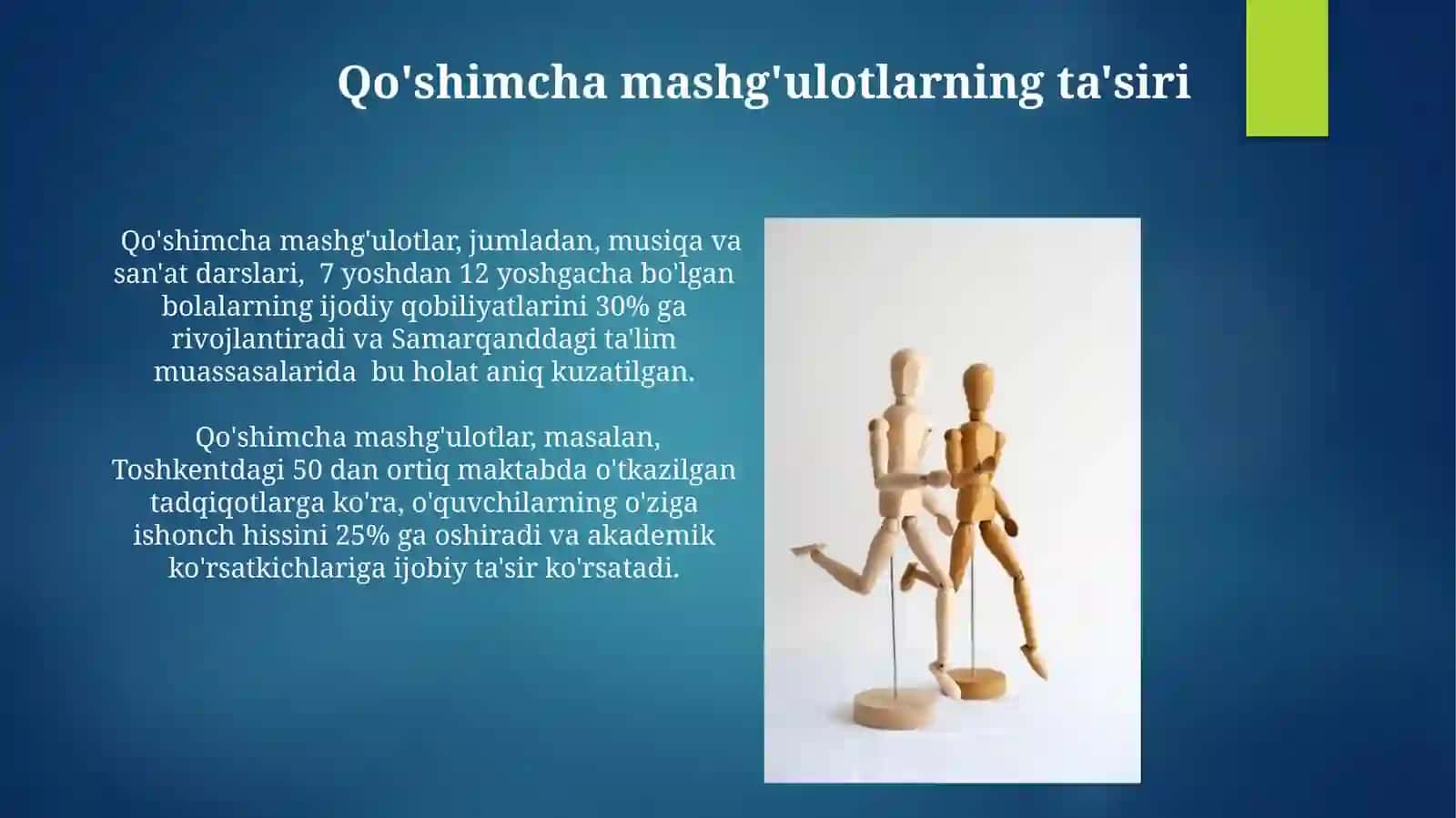 Darsdan tashqari mashg‘ulotlarda amal xossalari, komponentlari ular orasidagi 3