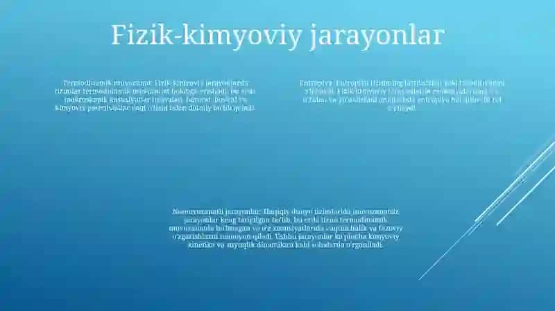 Biologik Va Fiziko - Kimyoviy Tizimlarda Ketadigan Jarayonlar 3