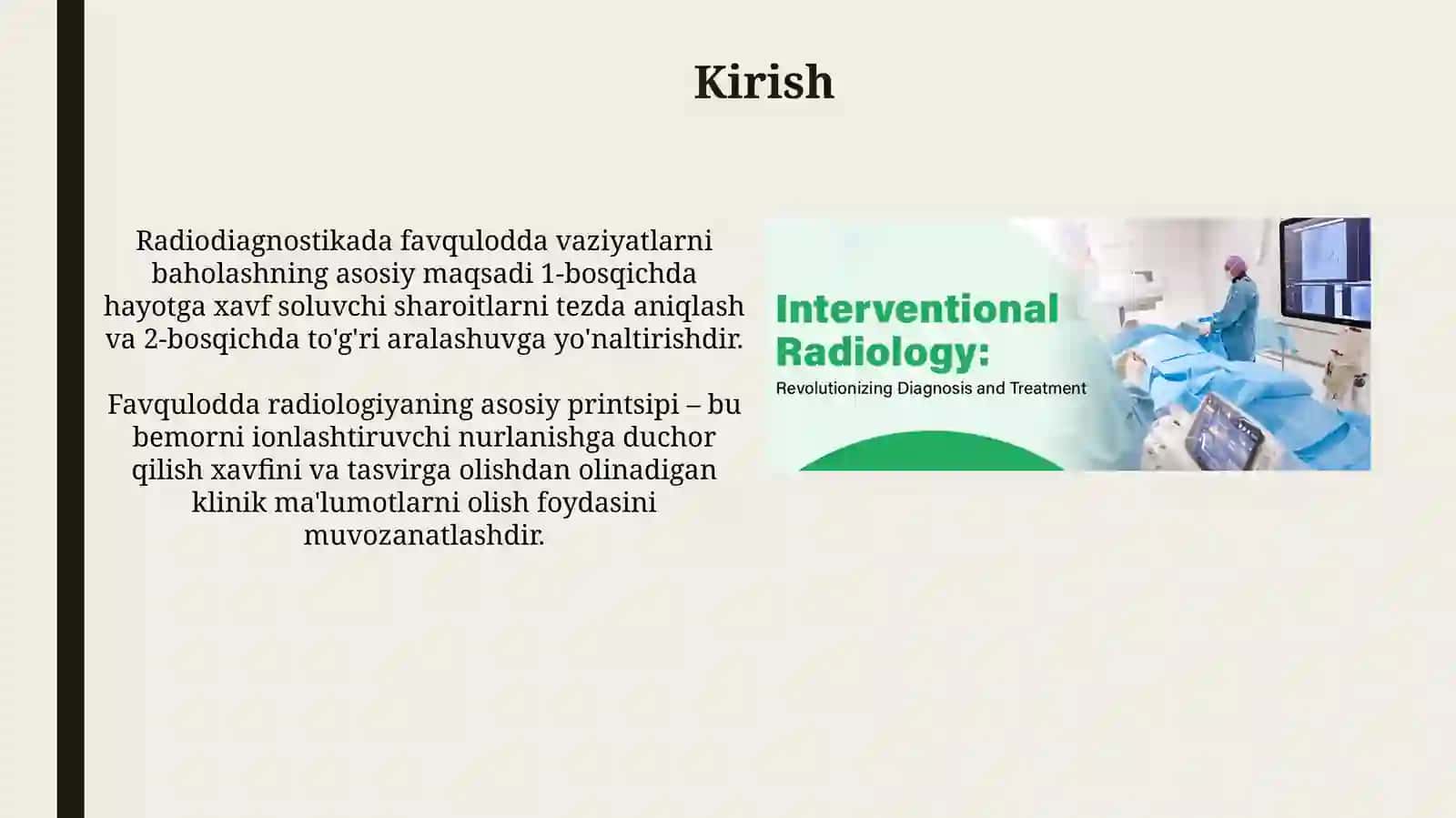 Shoshilinch tibbiy holatlar nurtashxisi 3