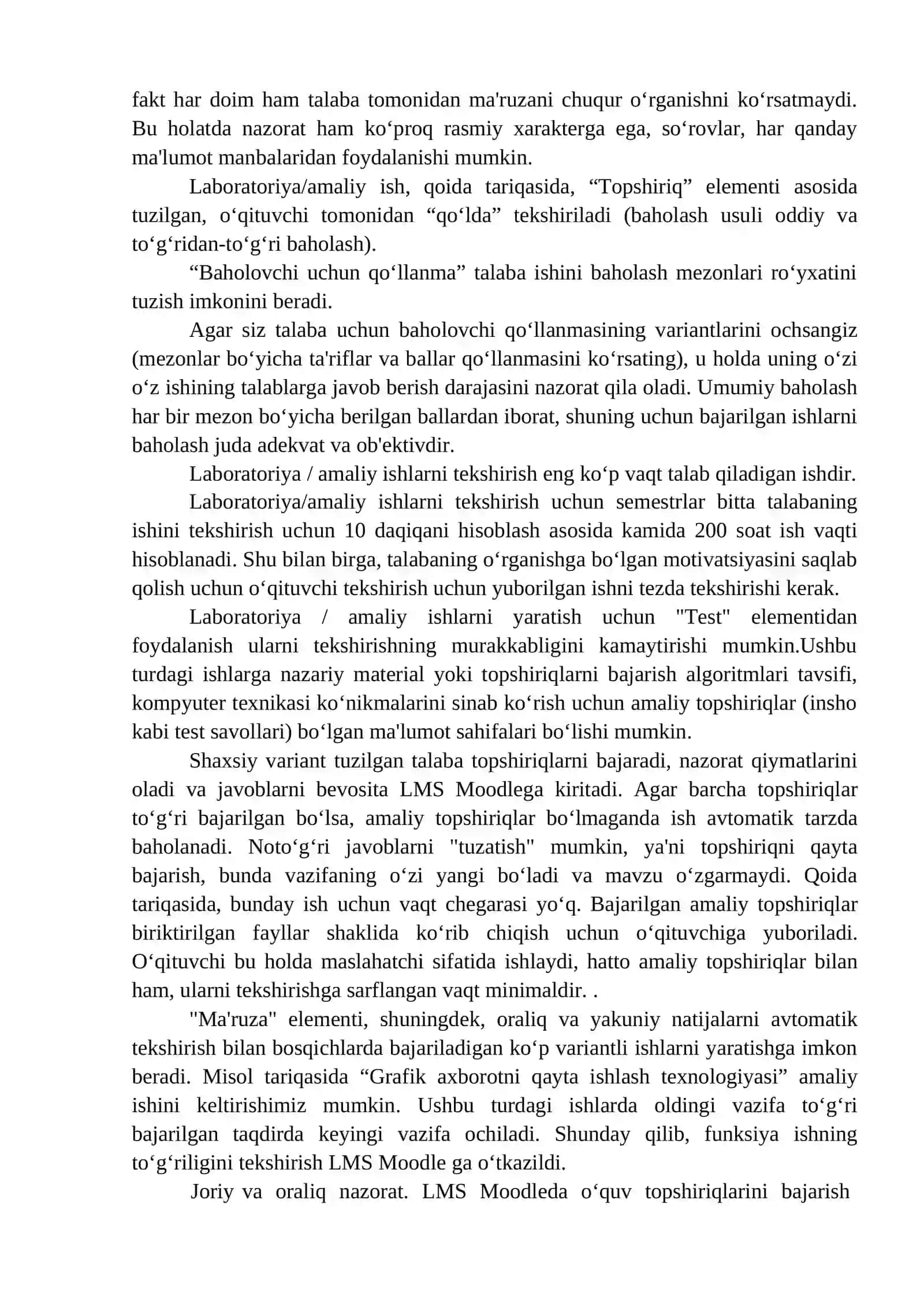 Kompyuter testlarini tashkil etish 3