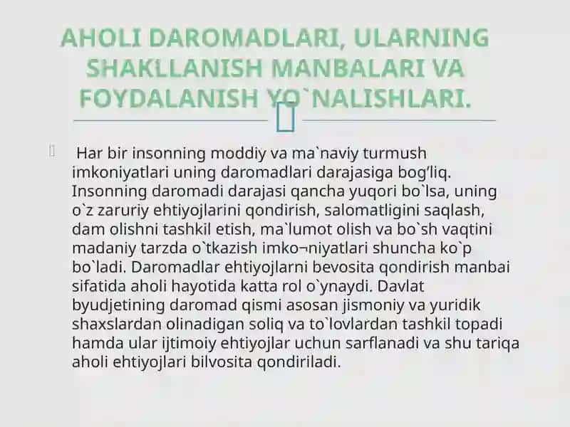 Aholidaromadlarivaturmushtarziniyaxshilashningustuvoryo’nalishlari 3