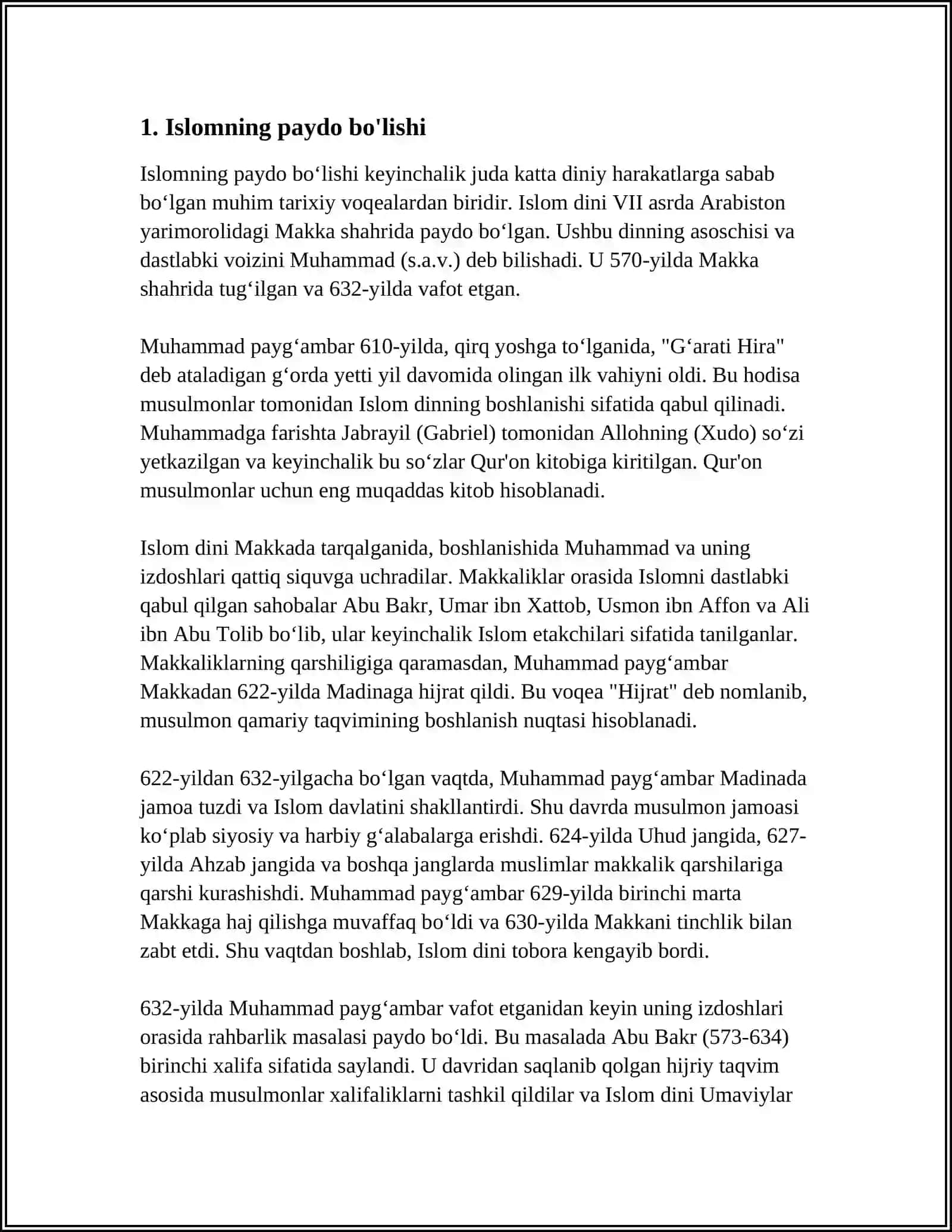 ISLAM MONOTESTIK DIN 3