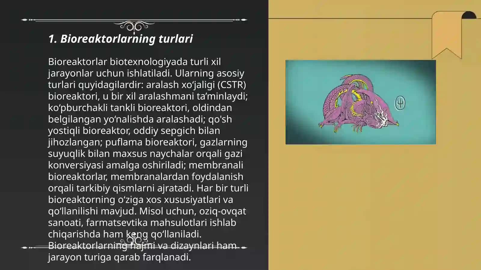 Bioreaktorlar va ularda kechadigan jarayonlar 3