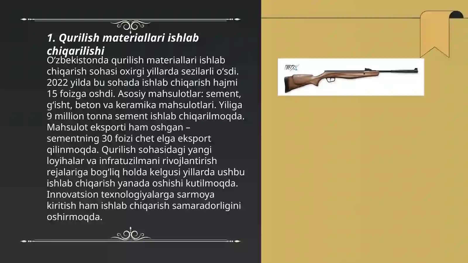 O'zbekiston Respublikasida qurilish sohasi dinamikasi tahlili 3