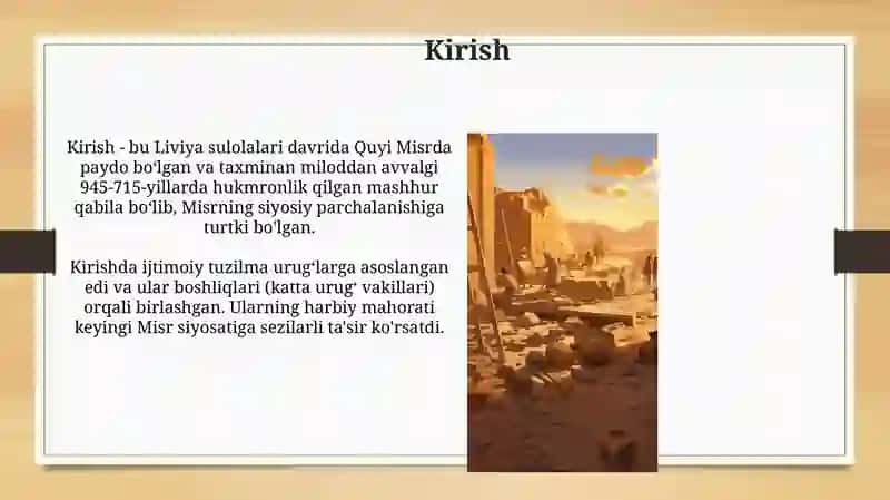 Soʻngi podsholik davrida Misr 3