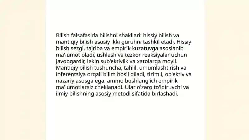 Bilish Falsafasi 3