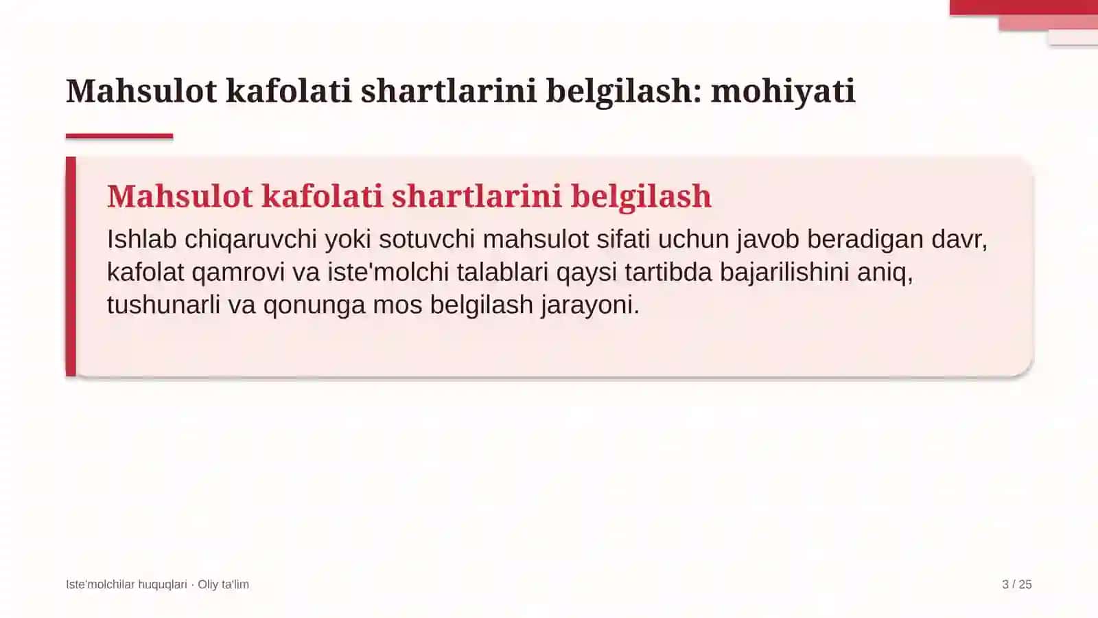 tosh shag'al karyerlarida mahsulot kafolati shartlarini belgilash 4574 3
