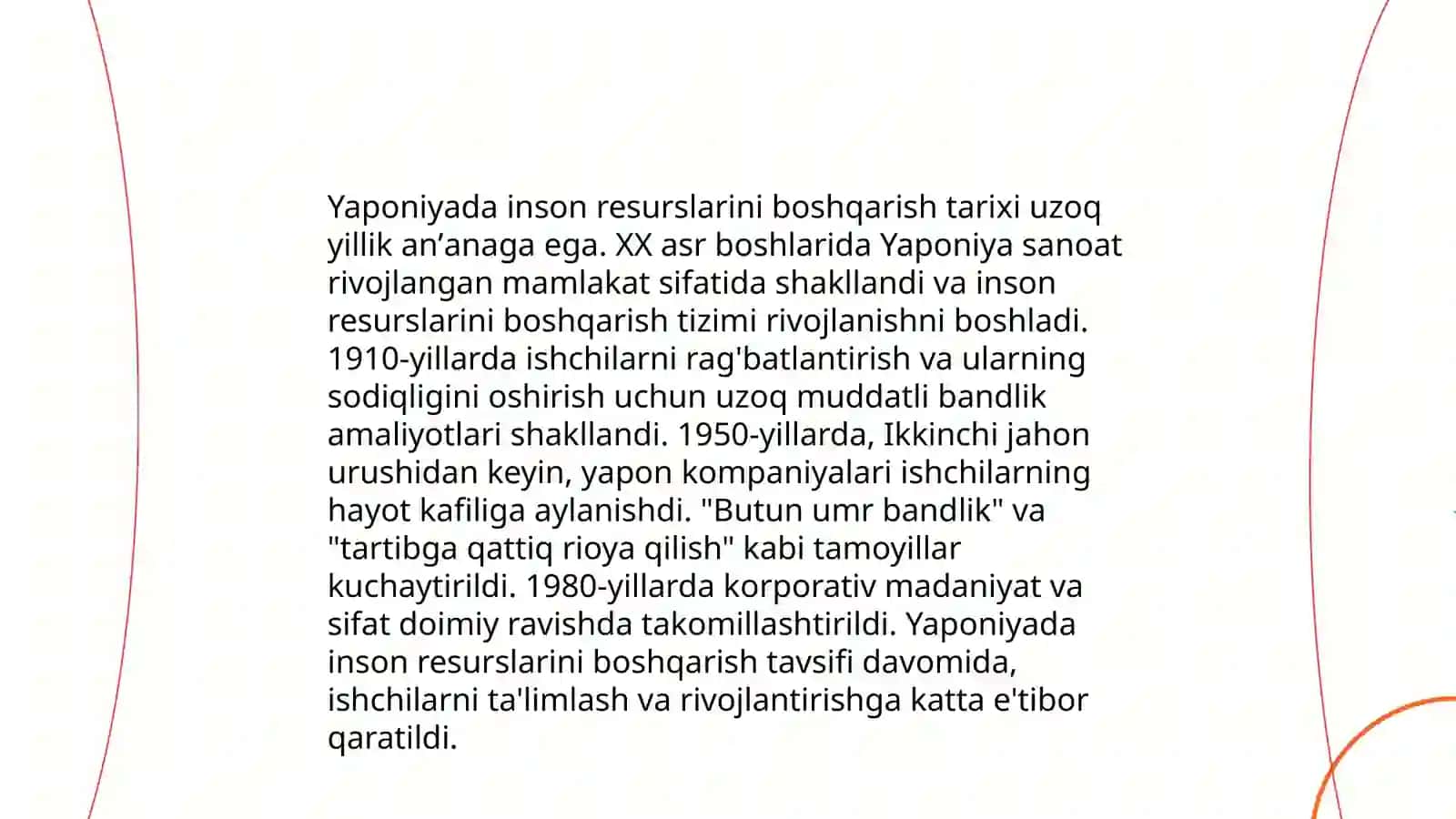 Yaponiyada inson resurslarini boshqarish asoslari va xususiyatlari 3