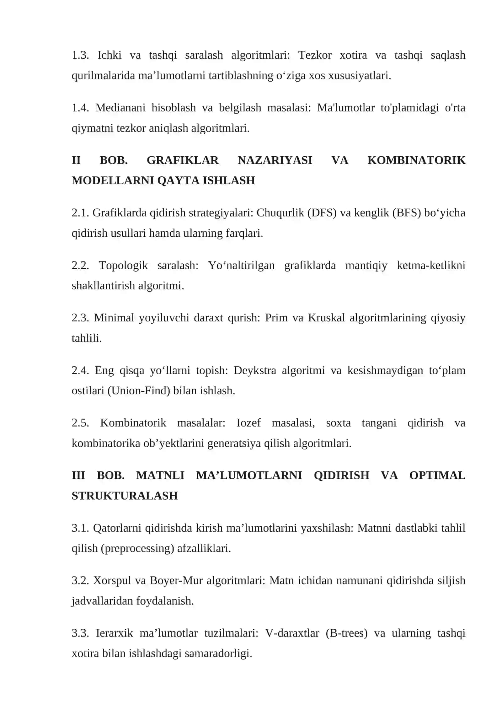 Tartiblash va saralash algoritmlari 3