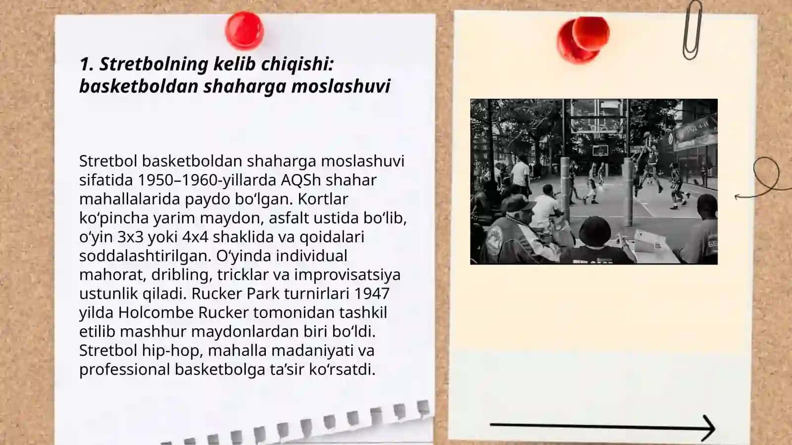 Stretbol o’yinning paydo bo’lishi va rivojlanish tarixi 3