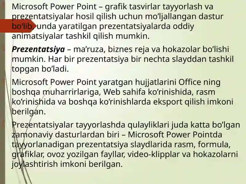 Taqdimotlarbilanishlashtexnologiyasi 3