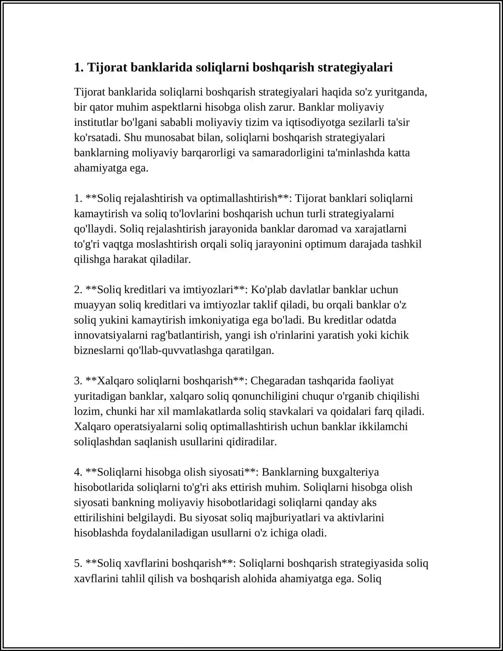 TIJORAT BANKLARINING SOLIQ HISOBI VA AUDITI 3