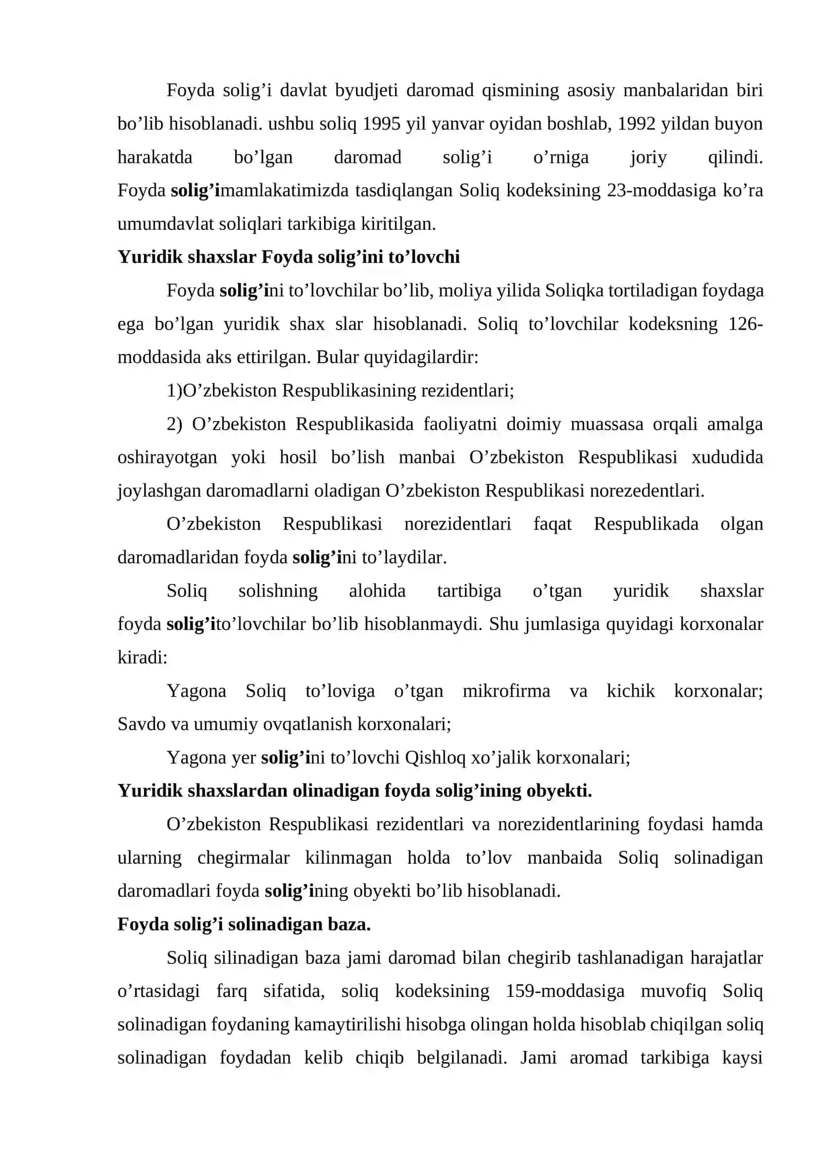 Foyda Solig’i 3