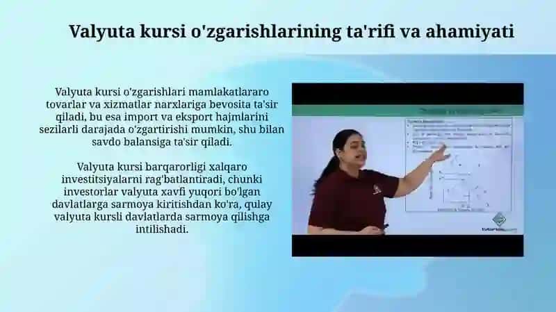 Valyuta kurslarini o'zgarishi 3