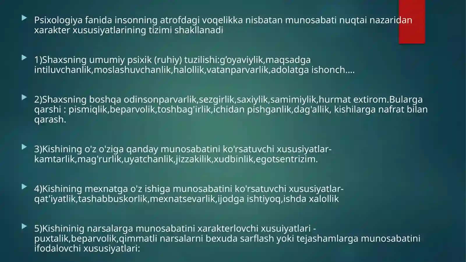 Xarakter va qobiliyatning psixologik tavsifi 3