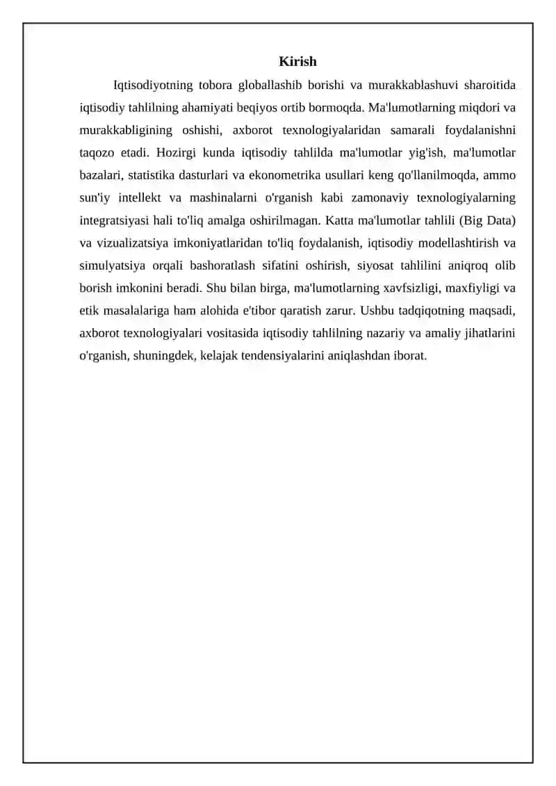 Iqtisodiy tahlilni axborot texnologiyalari orqali yuritish 3