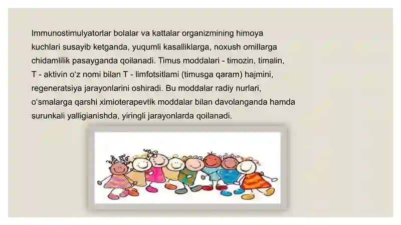 Immunitetga ta'sir etuvchi moddalar 3