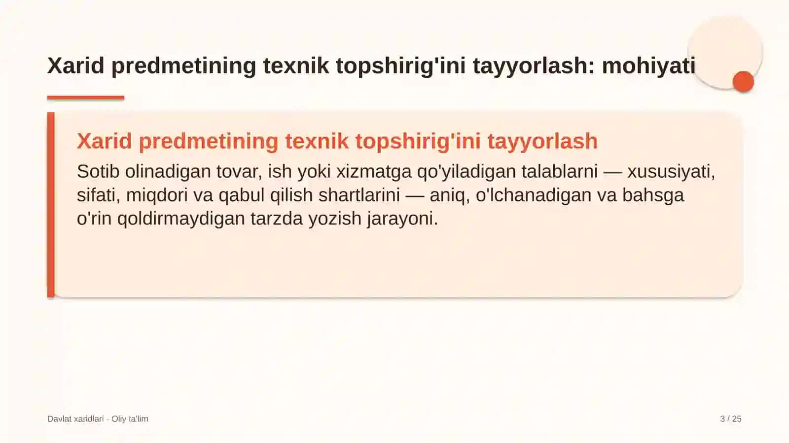 yuqori tezlikdagi temir yo'l qatnovida xarid predmetining texnik topshirig'ini tayyorlash 4148 3