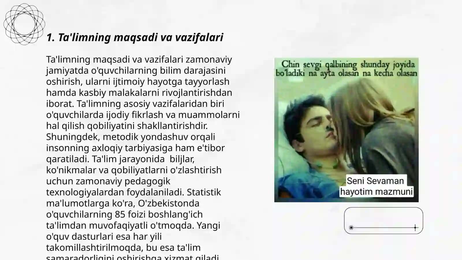Ta'lim mazmuni 3