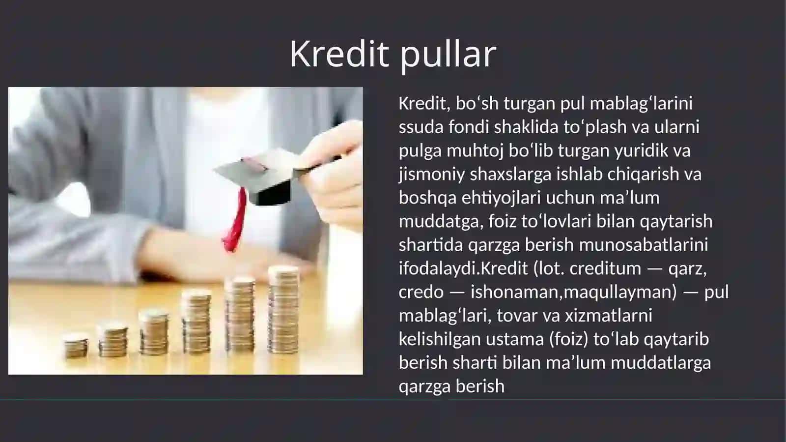Kredit pullar va ularning turlari 3