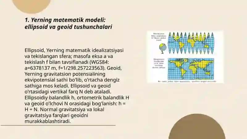 Yerning matematik modeli 3