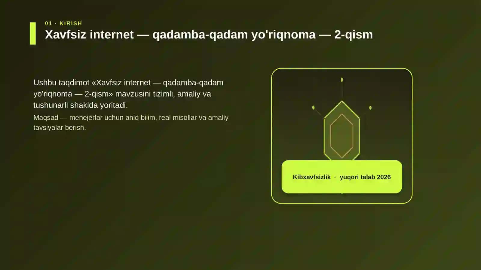 Xavfsiz internet — qadamba-qadam yo'riqnoma — 2-qism 3