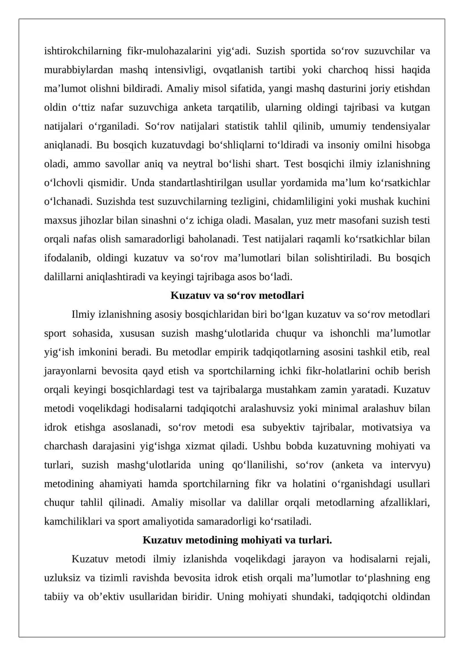 Ilmiy izlanishning asosiy bosqichlari – kuzatuv, so‘rov, test va tajriba 3