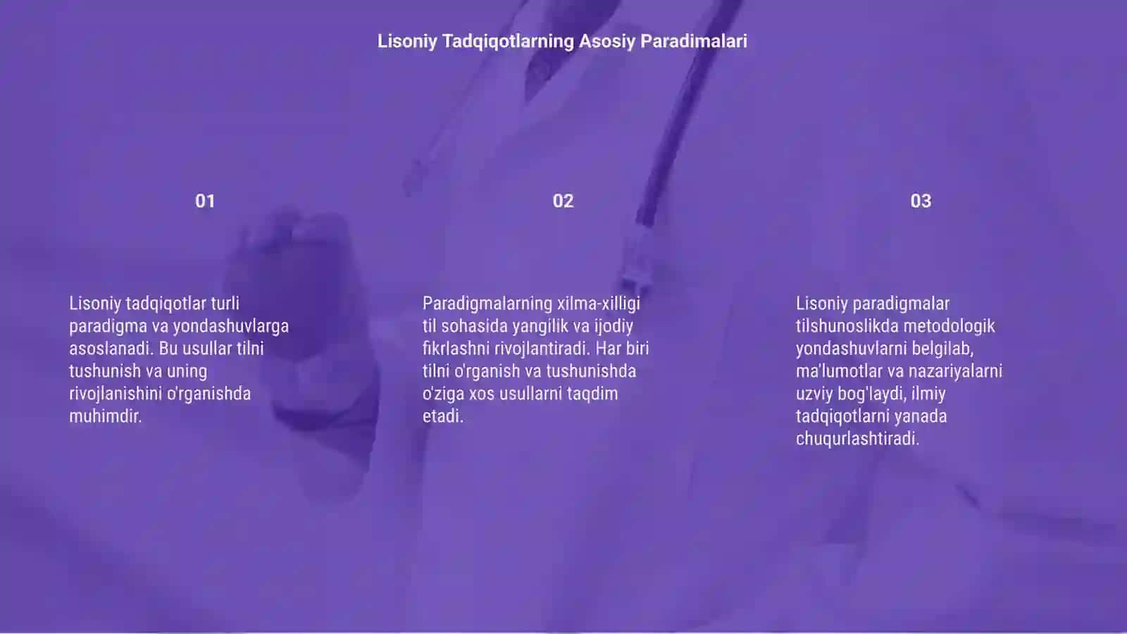 Lisoniy tadqiqotlarga xos paradigmalar 3