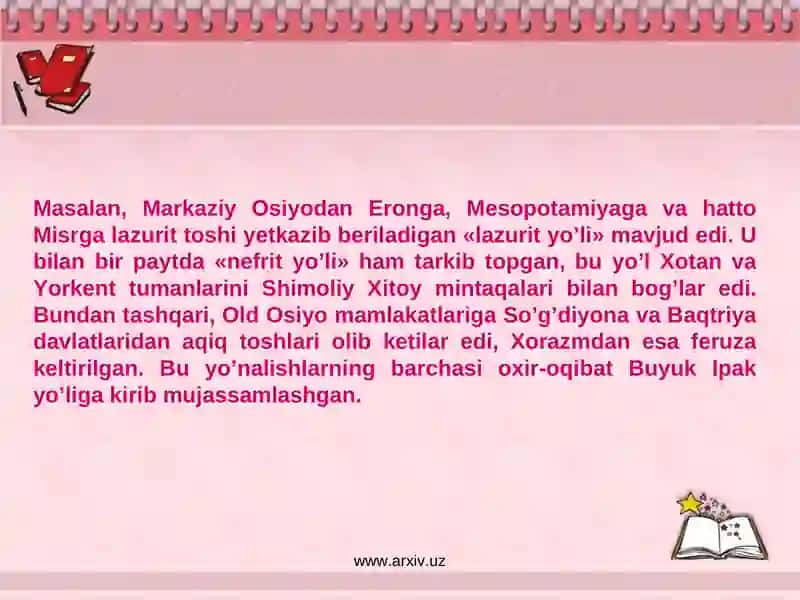 Buyuk ipak yo’li 3