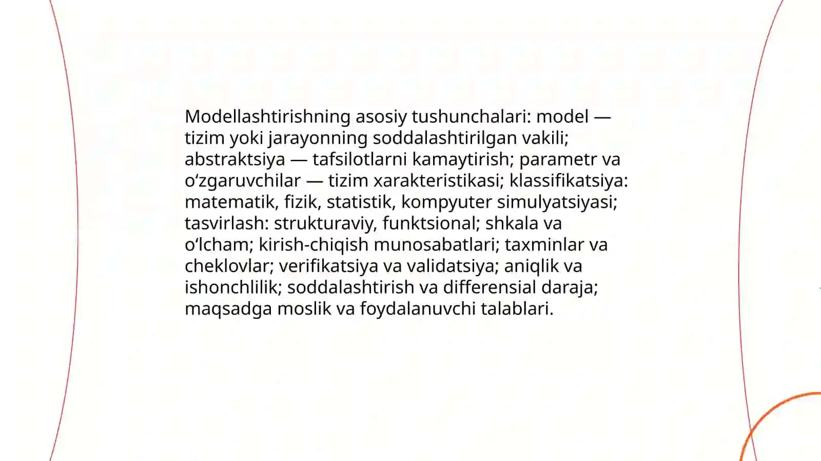 Modellashtirish 3