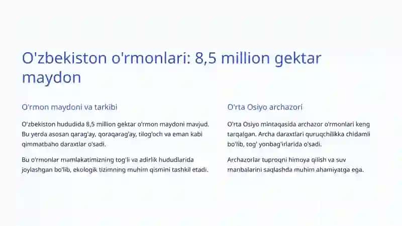 O'rmon O'simliklari: Tabiatning Nafas Olishi 3