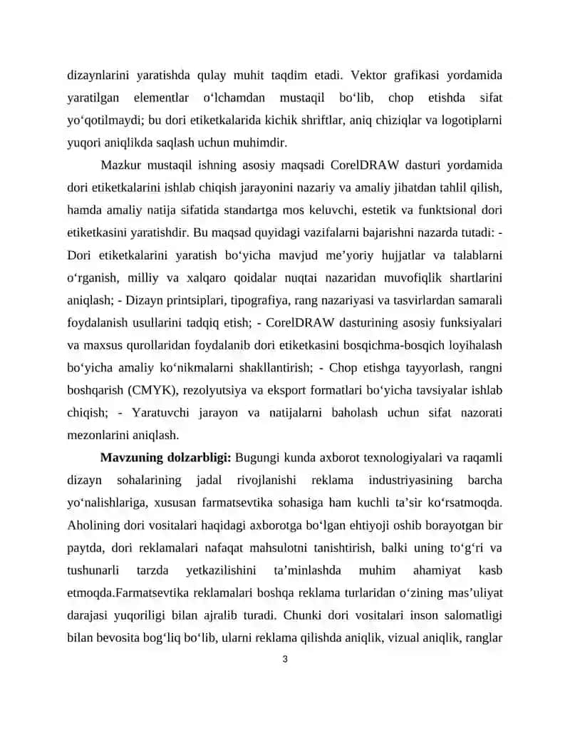 CORELDRAW DASTURI HAQIDA UMUMIY MA’LUMOTLAR 3