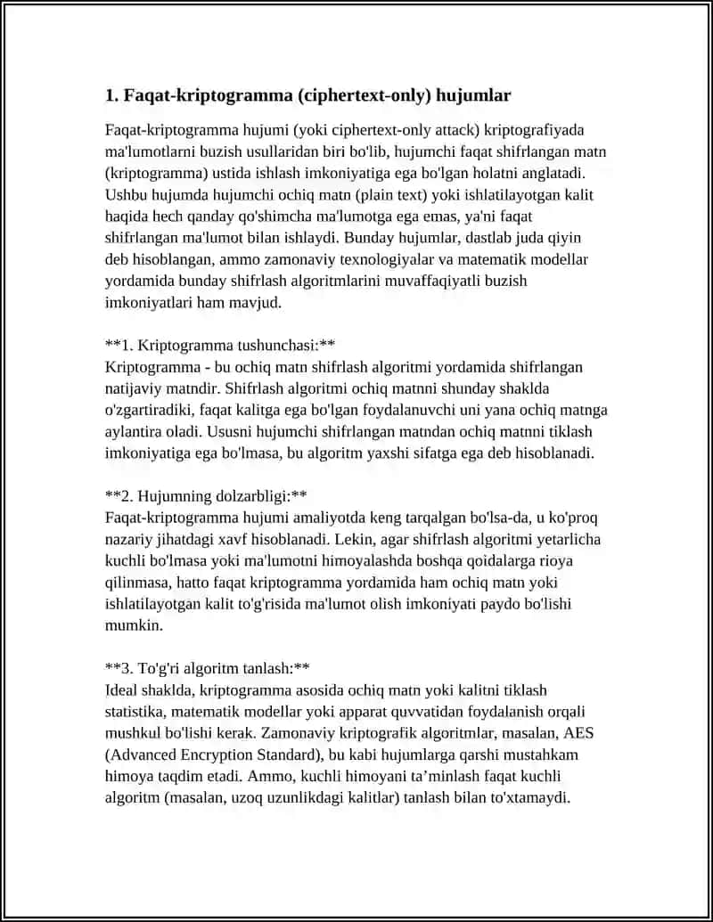 KRIPTOTAXLIL USULLARI 3