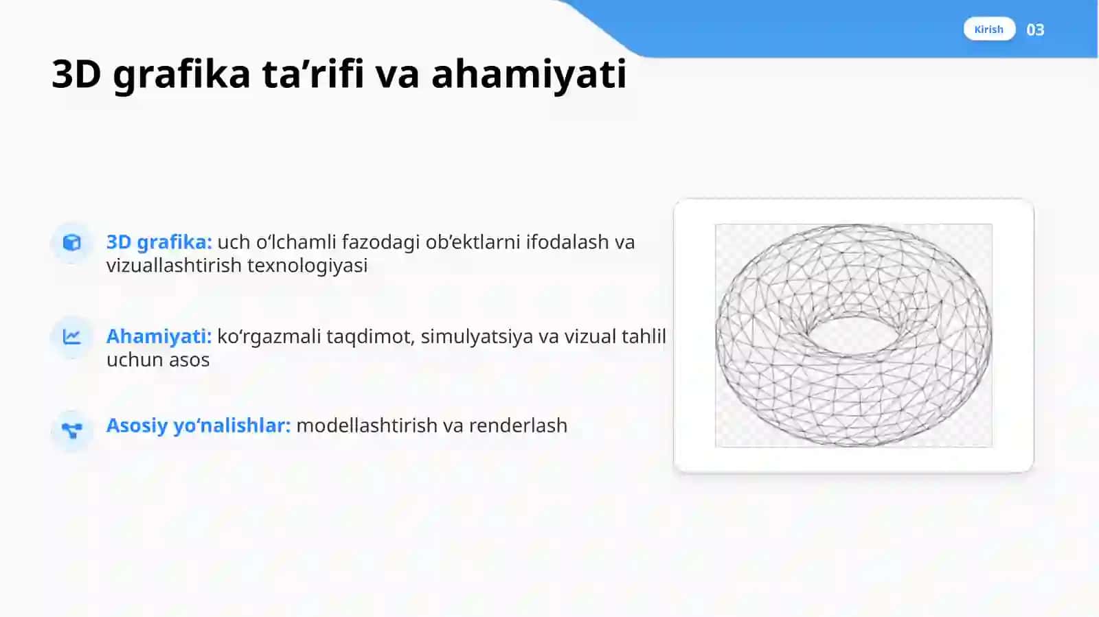 3D Grafik Algoritmlar 3
